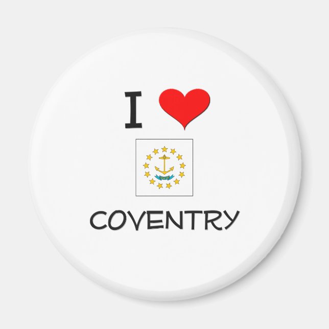 Aimant I Love Coventry (Devant)