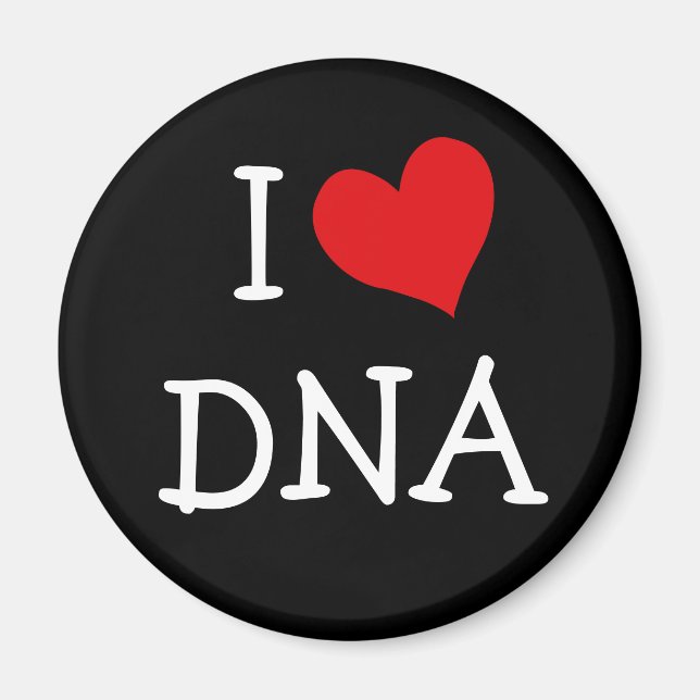 Aimant I Love DNA (Devant)