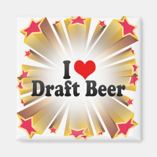 Aimant I Love Draft Beer