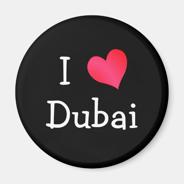 Aimant I Love Dubai (Devant)
