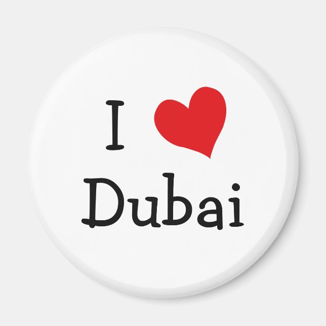 Aimant I Love Dubai (Devant)