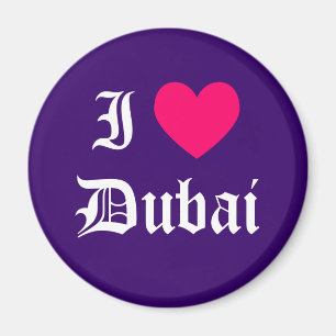 Aimant I Love Dubai