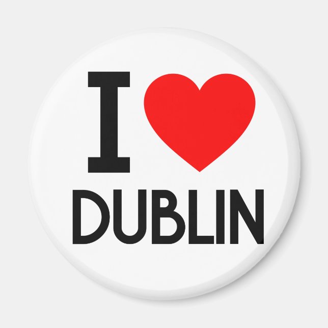 Aimant I Love Dublin (Devant)