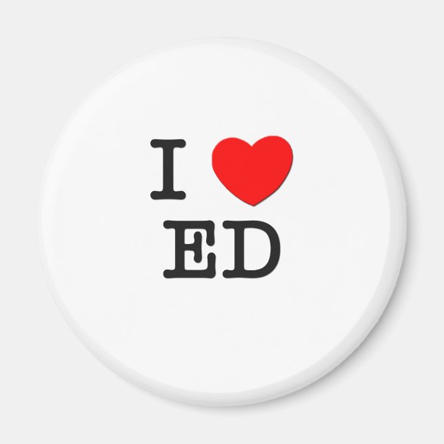 Aimant I Love Ed (Devant)