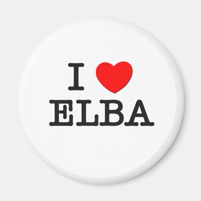 Aimant I Love Elba (Devant)