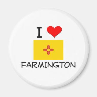 Aimant I Love Farmington Nouveau-Mexique
