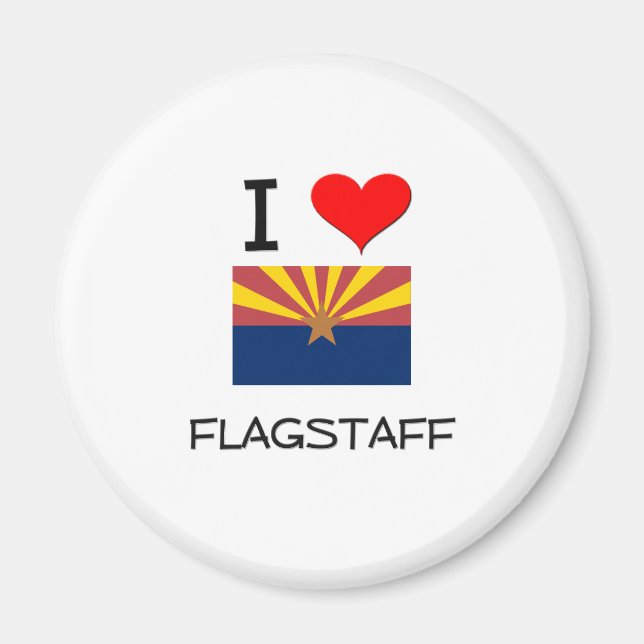 Aimant I Love FLAGSTAFF Arizona (Devant)