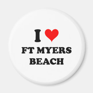 Aimant I Love Ft Myers Beach Floride