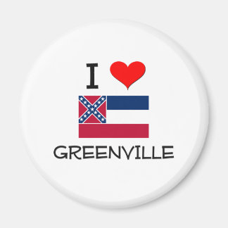 Aimant I Love Greenville Mississippi