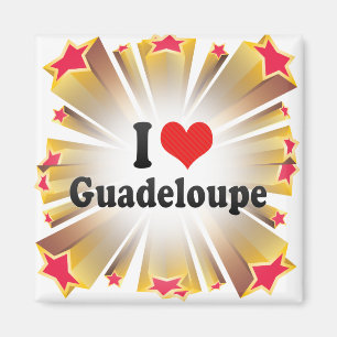 Aimant I Love Guadeloupe