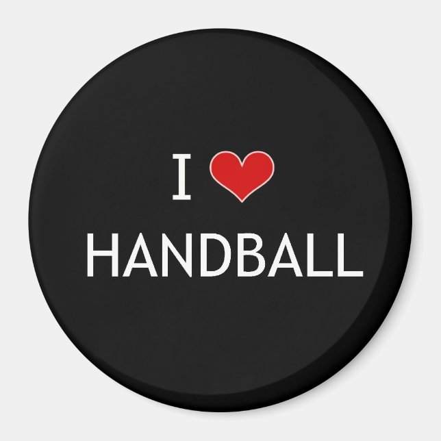 Aimant I Love Handball (Devant)