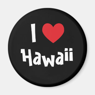 Aimant I Love Hawaii