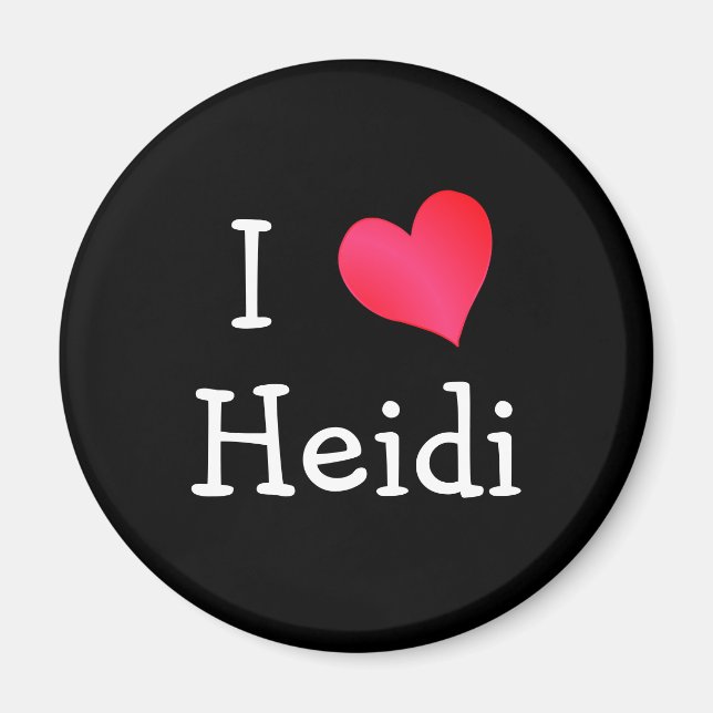 Aimant I Love Heidi (Devant)