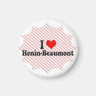 Aimant I Love Henin-Beaumont, France