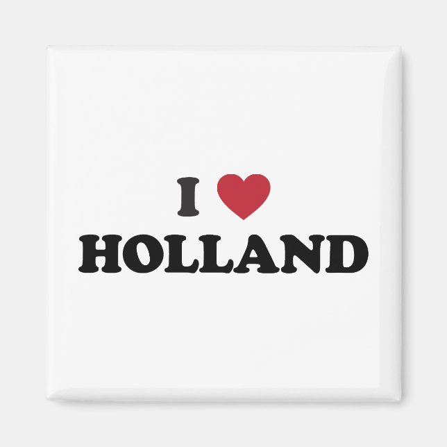 Aimant I Love Holland (Devant)