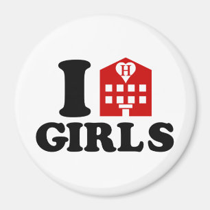 Aimant I Love Hotel Girls