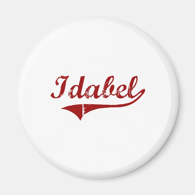 Aimant I Love Idabel Oklahoma (Devant)
