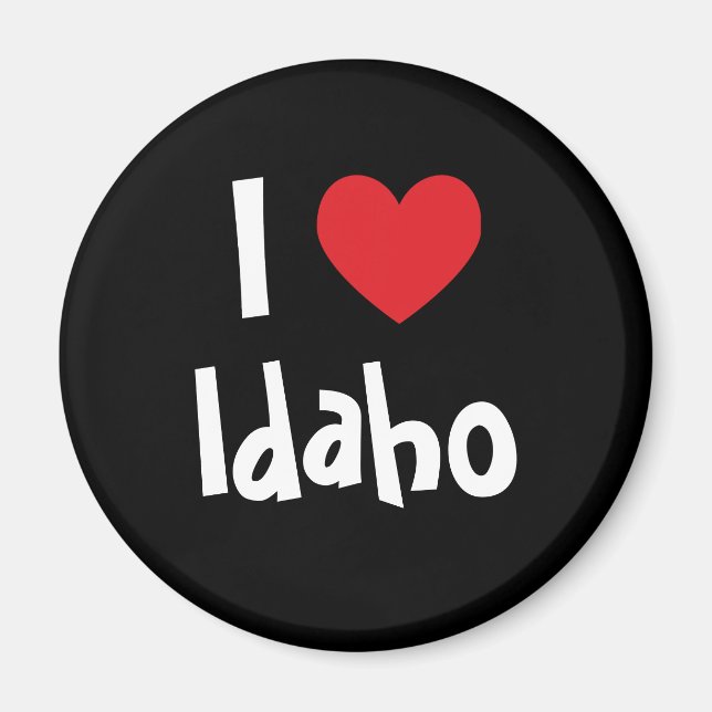 Aimant I Love Idaho (Devant)