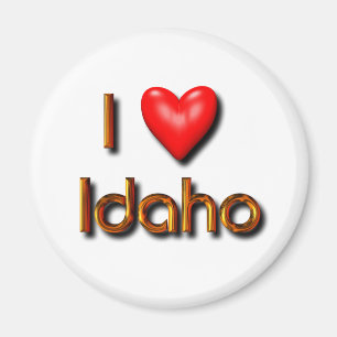 Aimant I Love Idaho