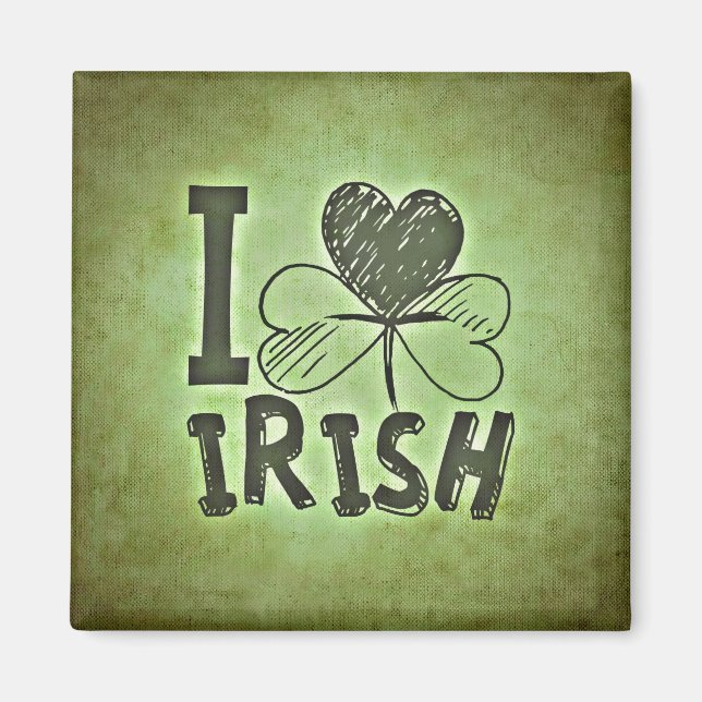 Aimant I Love Irish (Devant)