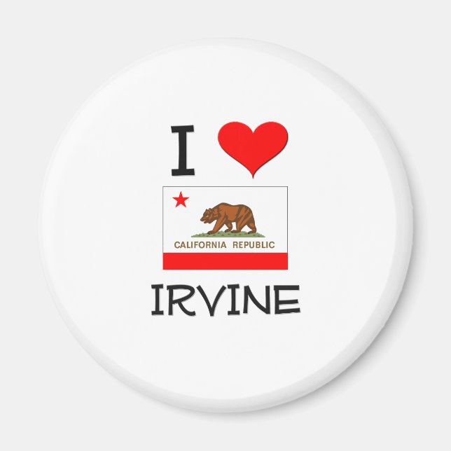 Aimant I Love IRVINE California (Devant)