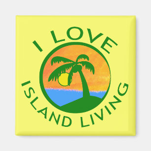 Aimant I Love Island Living Products