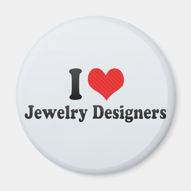 Aimant I Love Jewelry Designers (Devant)