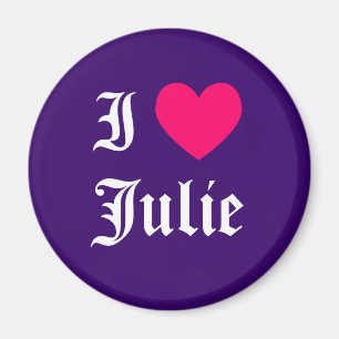Aimant I Love Julie