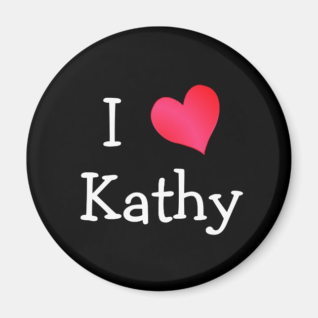 Aimant I Love Kathy (Devant)