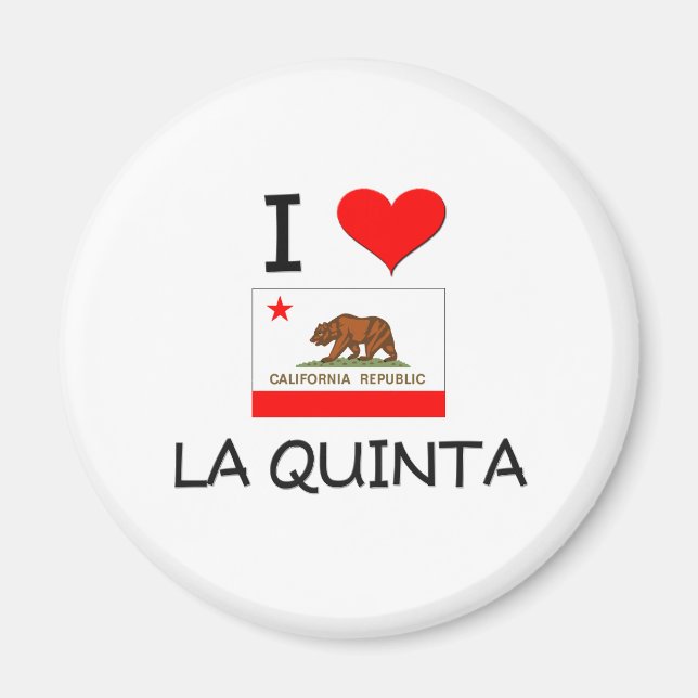 Aimant I Love LA QUINTA California (Devant)