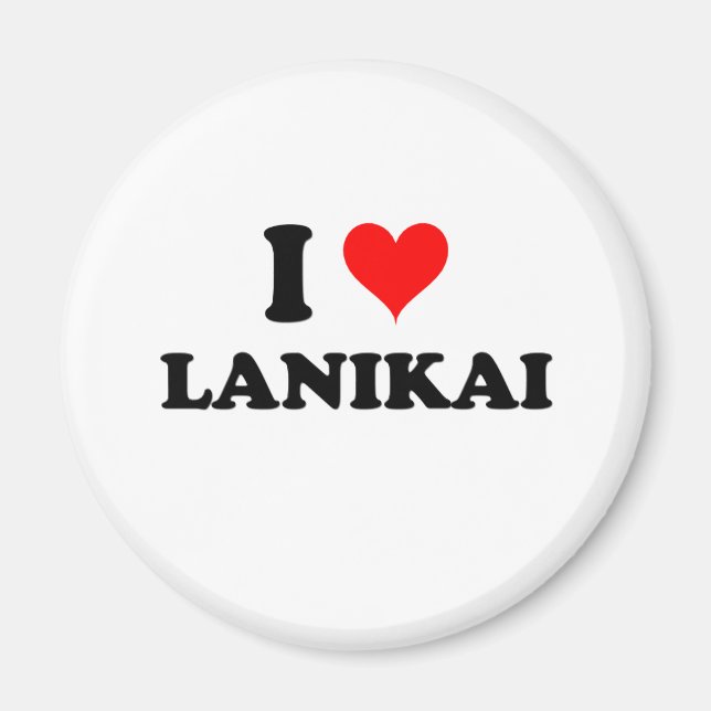 Aimant I Love Lanikai Hawaii (Devant)