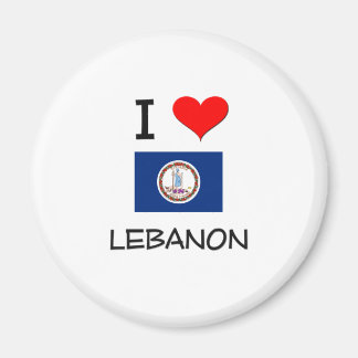 Aimant I Love Lebanon Virginia
