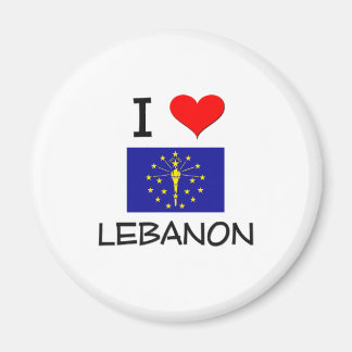 Aimant I Love LIBANON Indiana