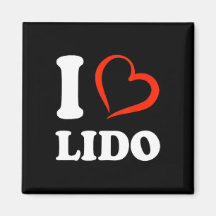 Aimant I Love Lido Beach Sarasota Sunsets Heart Lido Key