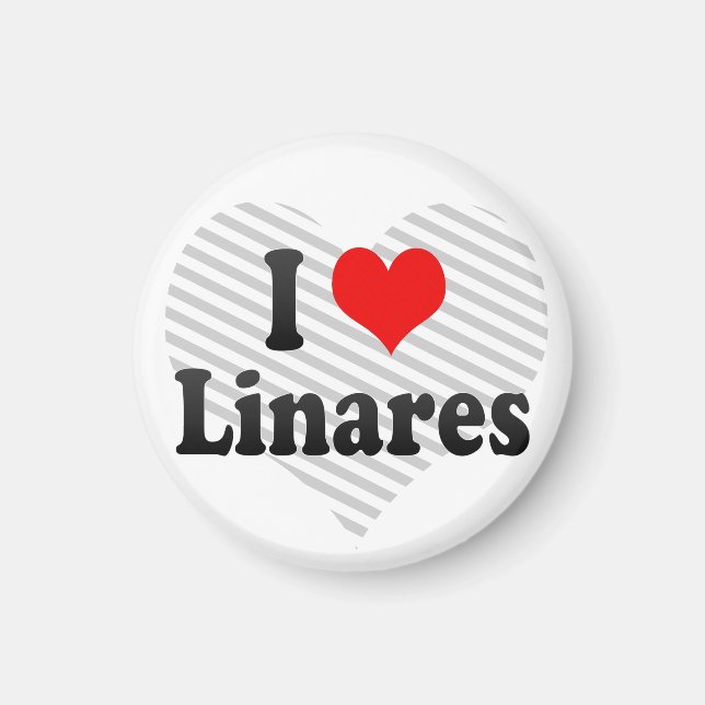 Aimant I Love Linares, Espagne (Devant)