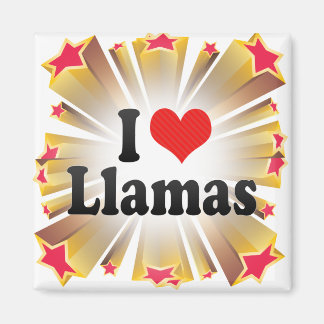 Aimant I Love Llamas