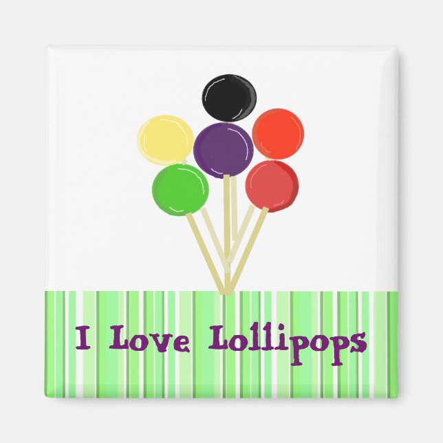 Aimant I Love Lollipops (Devant)