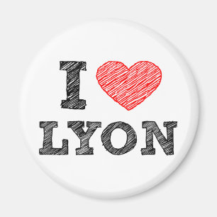 Aimant I Love Lyon