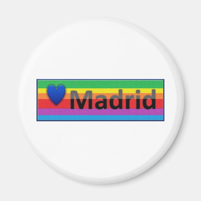 Aimant I Love Madrid (Devant)