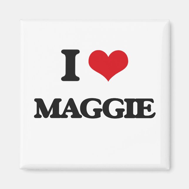 Aimant I Love Maggie (Devant)