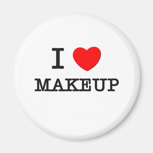 Aimant I Love makeup (Devant)