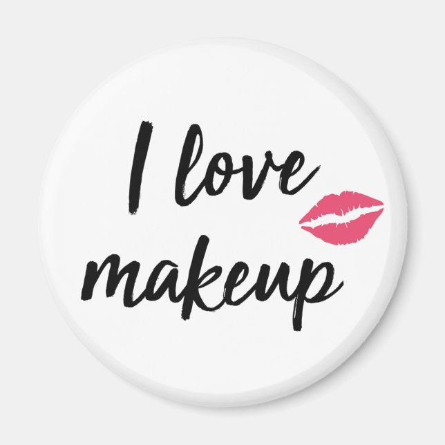 Aimant I Love makeup (Devant)