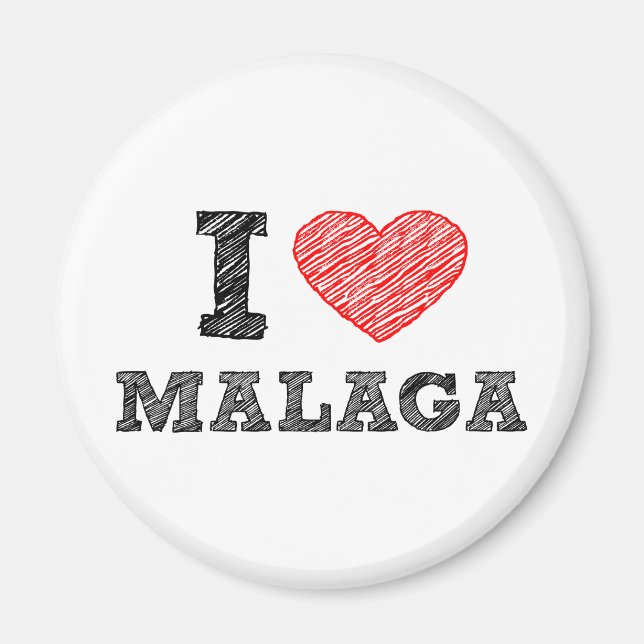 Aimant I Love Málaga (Devant)
