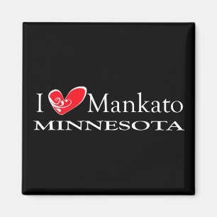 Aimant I Love Mankato Minnesota