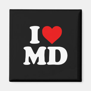 Aimant I Love Md Heart Maryland