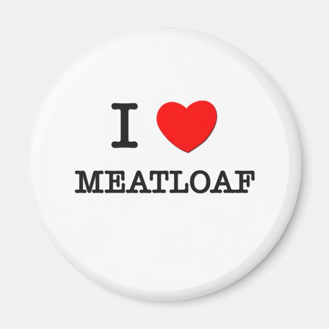 Aimant I Love Meatloaf (Devant)
