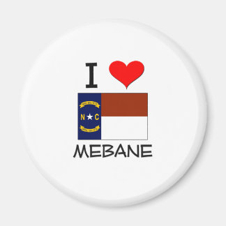 Aimant I Love Mebane Caroline du Nord
