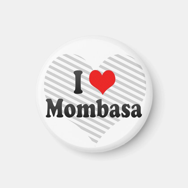 Aimant I Love Mombasa, Kenya (Devant)