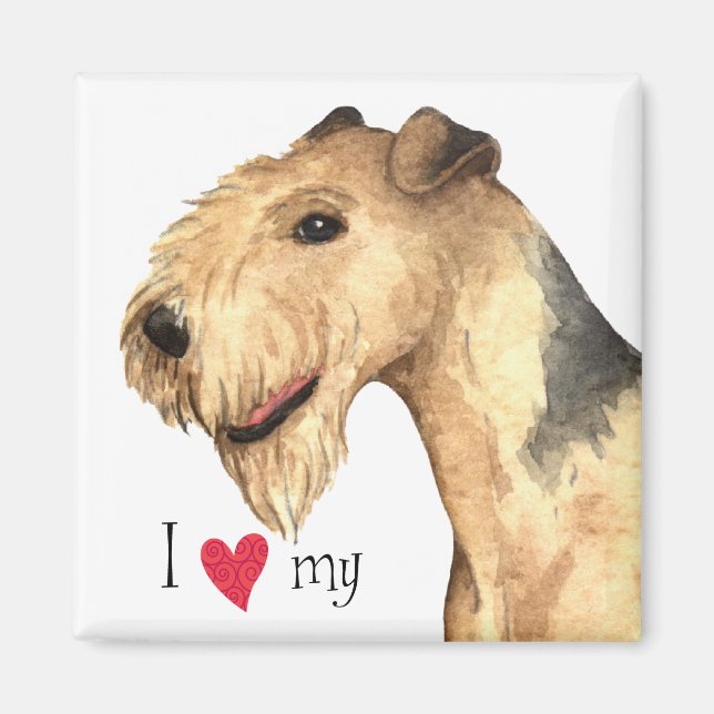 Aimant I Love my Lakeland Terrier (Devant)