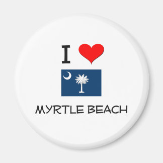 Aimant I Love Myrtle Beach Caroline du Sud